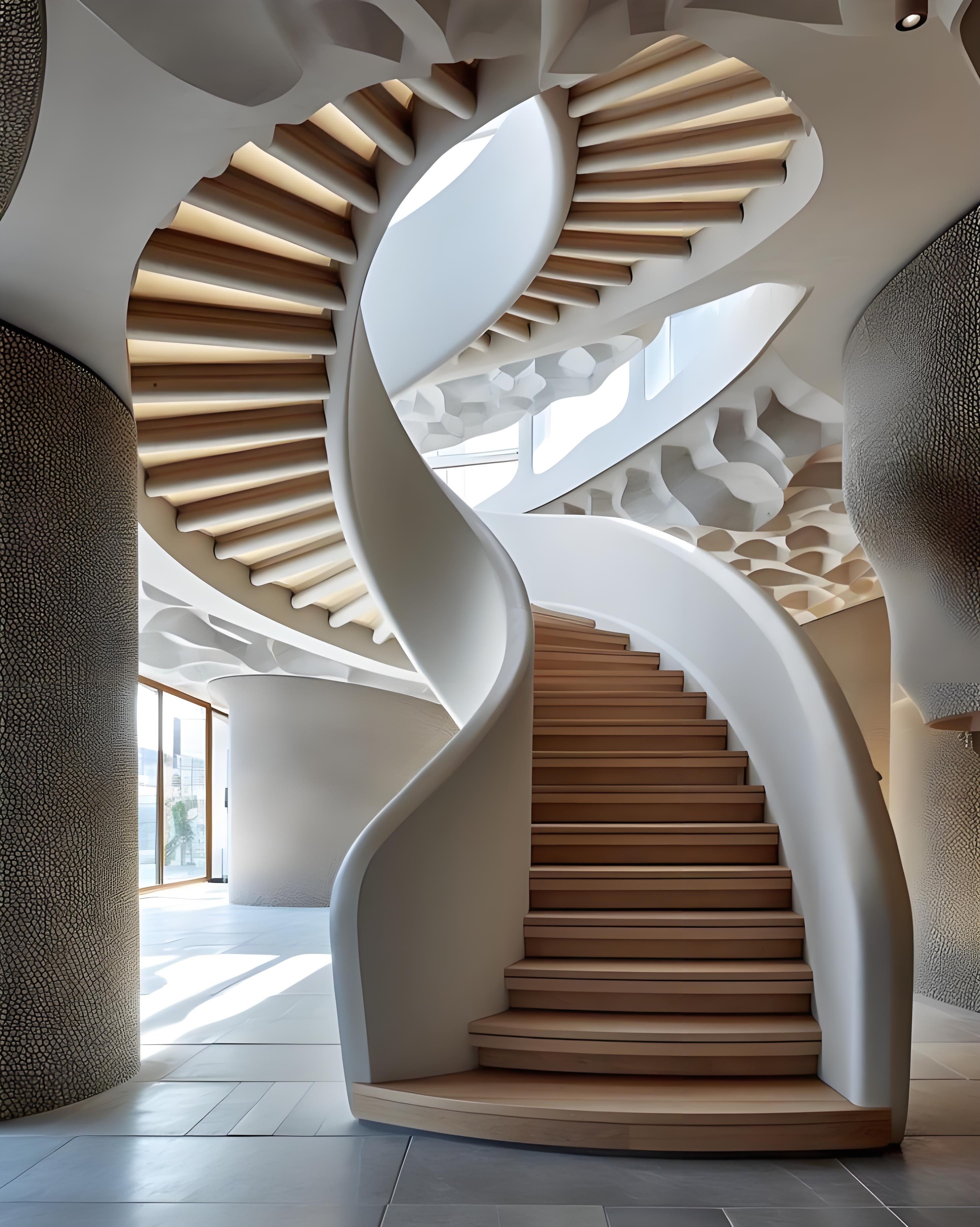 Custom Curved Stair Design & Solutions – austaircase