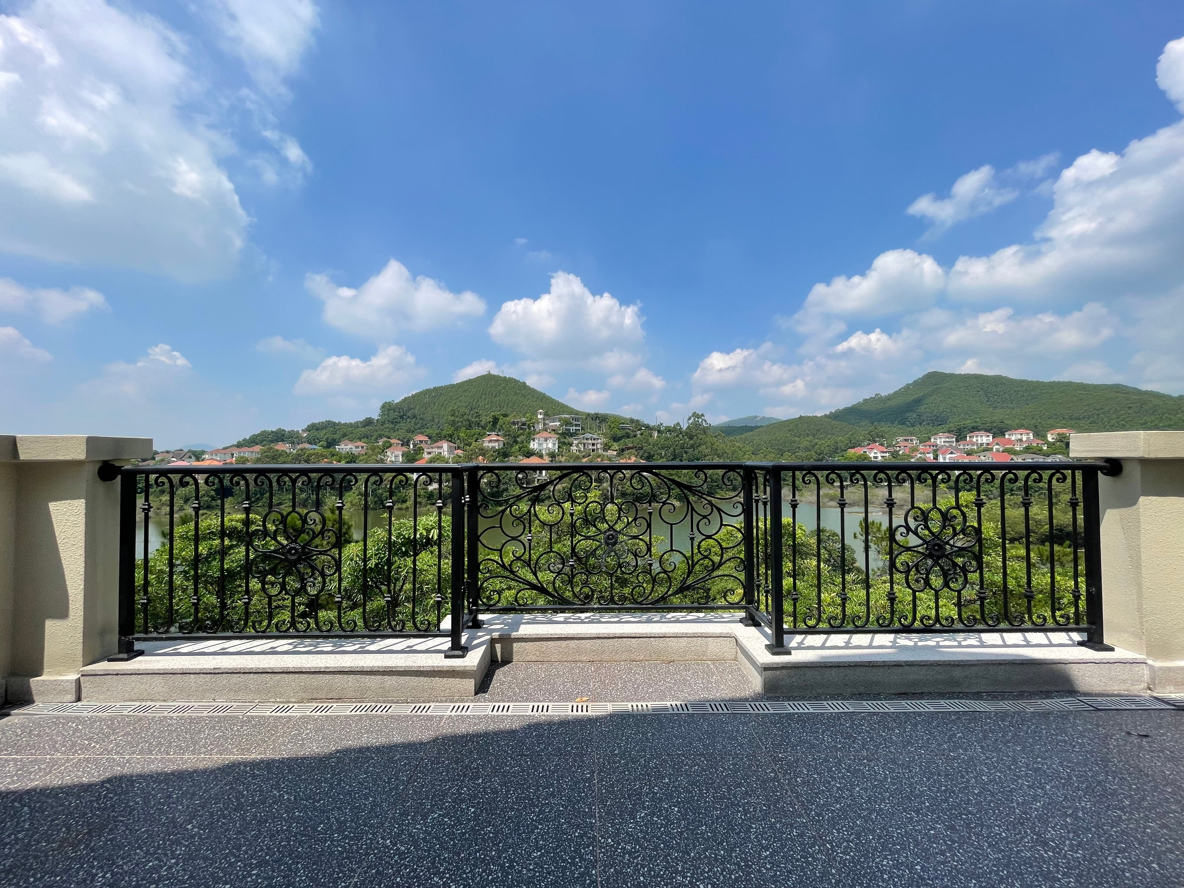 Wrought iron railing