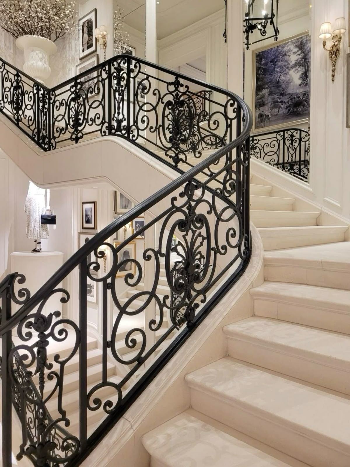 austaircase Minimalist Iron Stair Balustrade For Villa