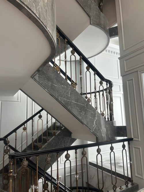 austaircase  Villa High-End Iron Stair Balustrade