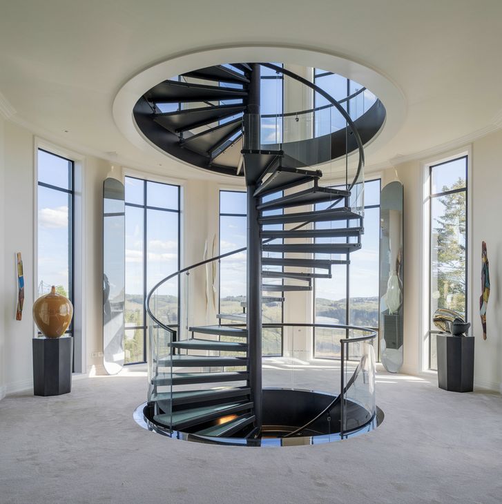Metal Frame Custom Spiral staircase