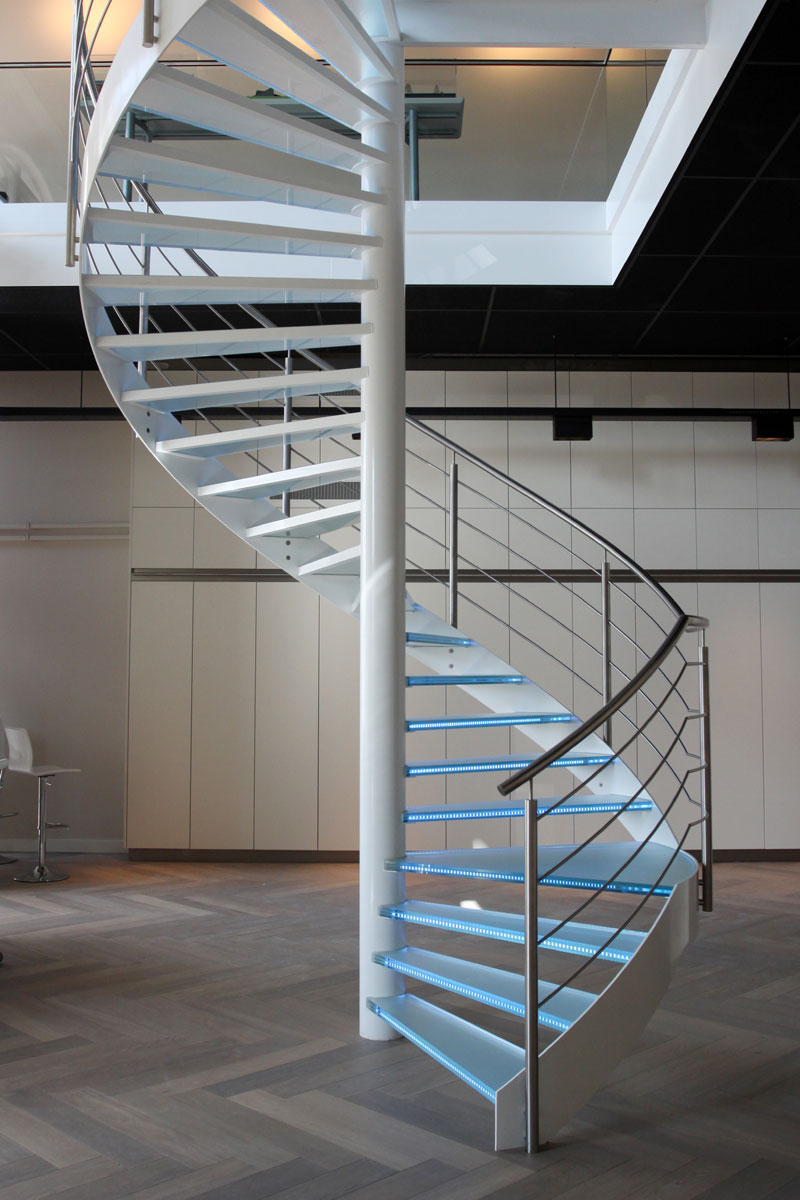 Metal Frame Custom Spiral staircase
