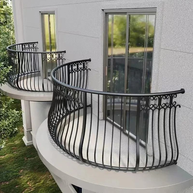 austaircase Curved Iron Railing Residential & Commercial