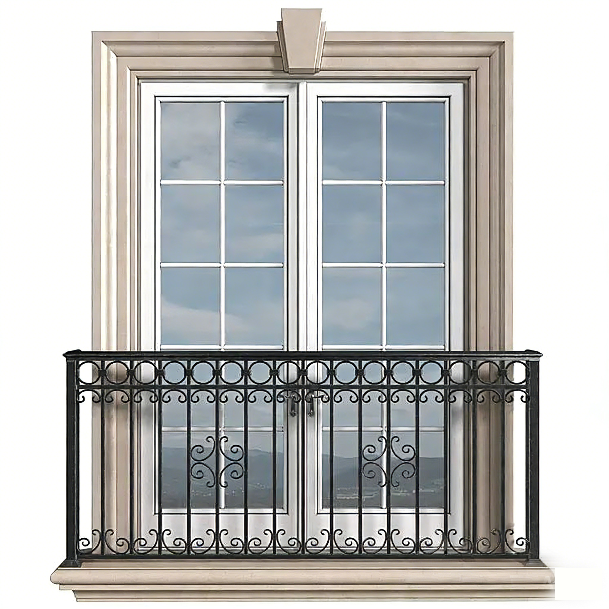 austaircase Hight- quality Iron wrought Railing Residential & Commercial