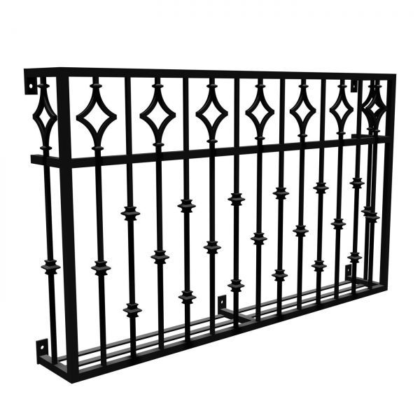 austaircase Heavy-Duty Iron Railing for Home & Hotel project